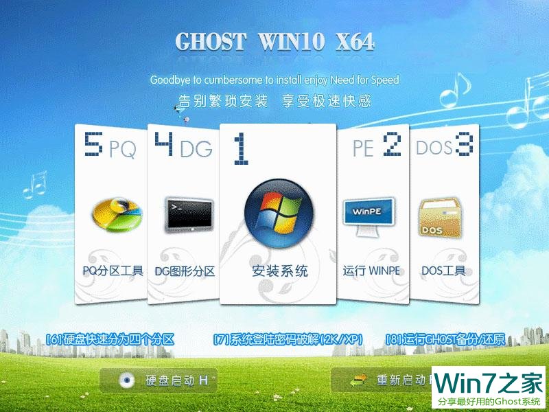 ghost win10 64λͨðȫ氲װͼ